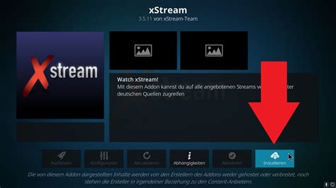 xstream addon funktioniert nicht|xStream